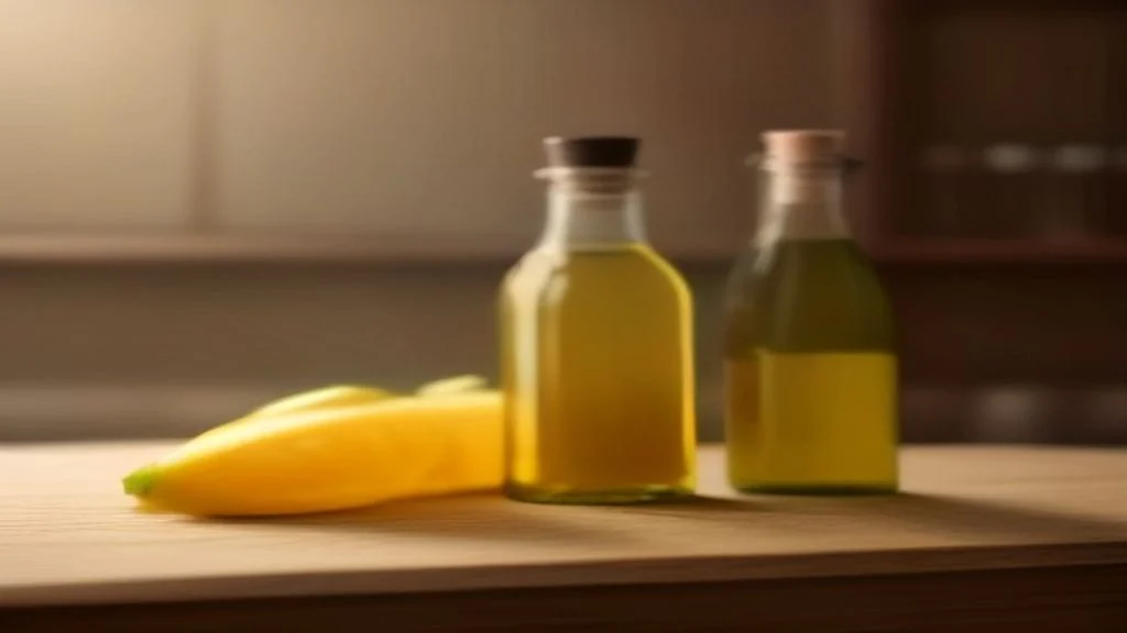 Dua botol minyak zaitun bersebelahan, satu 250 ml dan satu 500 ml, untuk membandingkan harga seliter